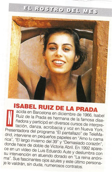 Isabel Ruiz de la Prada .